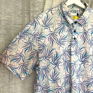 NICKLAUS palm leaves polo - men’s size large